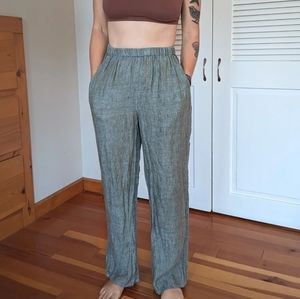 Flax linen pants